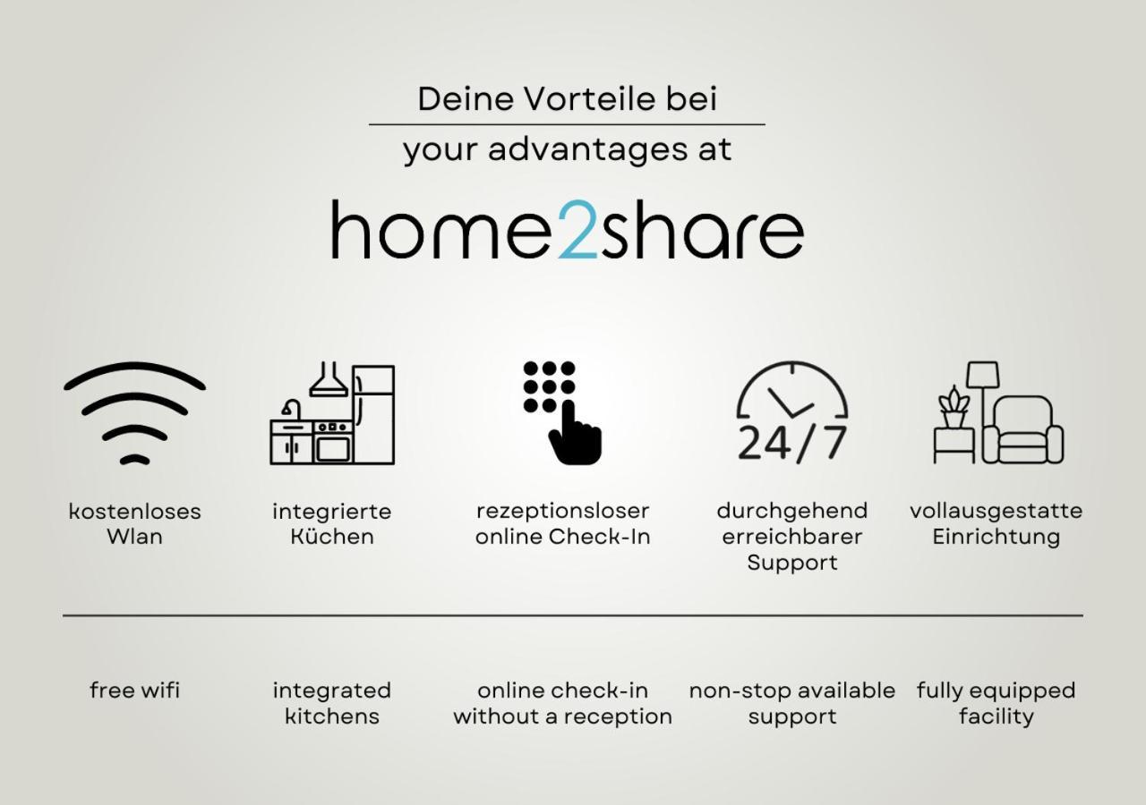 Schone Apartments In Der Innenstadt Von Osnabruck I Home2Share Exteriör bild